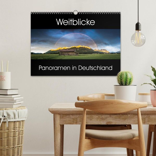 Produktbild: Weitblicke - Panoramen (Wandkalender 2026 DIN A3 quer), CALVENDO Monatskalender
