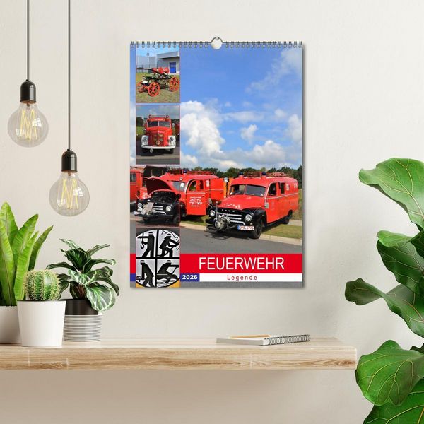 Produktbild: FEUERWEHR-Legende (Wandkalender 2026 DIN A3 hoch), CALVENDO Monatskalender