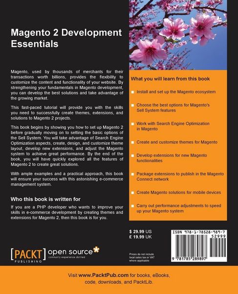 Produktbild: Magento 2 Development Essentials
