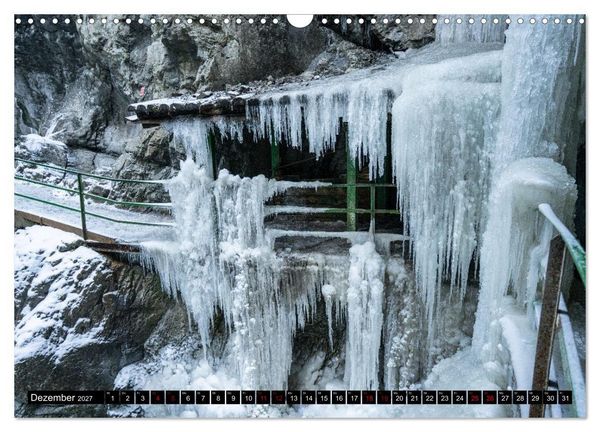 Produktbild: Breitachklamm im Wandel der Jahreszeiten (Wandkalender 2027 DIN A3 quer), CALVENDO Monatskalender