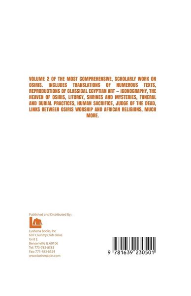 Produktbild: Osiris and the Egyptian Resurrection, Vol. 2 Paperback