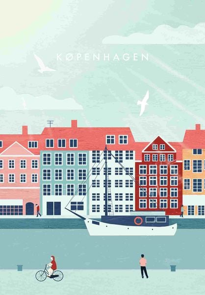 Produktbild: Erwachsenenpuzzle 300 Teile - Kopenhagen