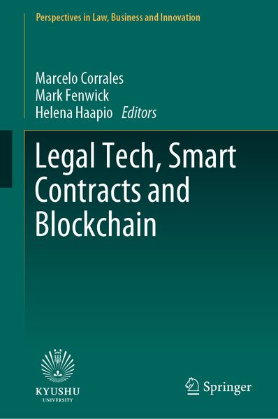Produktbild: Legal Tech, Smart Contracts and Blockchain