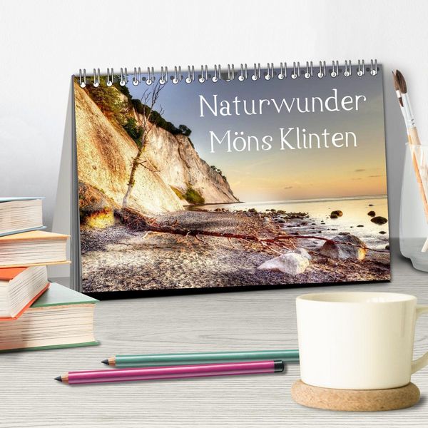 Produktbild: Naturwunder M&ouml;ns Klinten (Tischkalender 2026 DIN A5 quer), CALVENDO Monatskalender