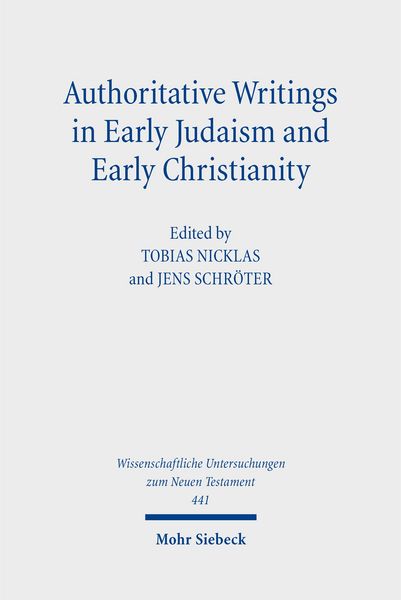 Produktbild: Authoritative Writings in Early Judaism and Early Christianity