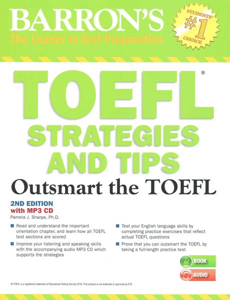 Produktbild: Barron's Educational Series: TOEFL Strategies and Tips with