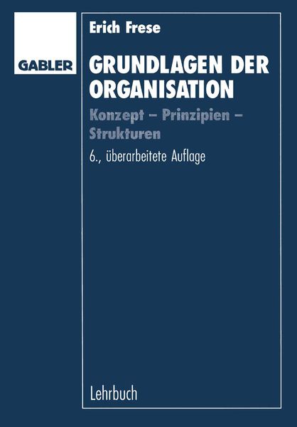 Produktbild: Grundlagen der Organisation
