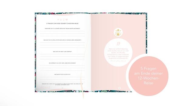 Produktbild: Das Tagebuch das gl&uuml;cklich macht (Special Edition): 6 Minuten am Tag f&uuml;r mehr Gl&uuml;ck, Positivit&auml;t, Dankbarkeit und Erfolg. Dankbarkeitstagebuch zum Ausf&uuml;llen f&uuml;r jeden Tag. 6 Minuten Tagebuch f&uuml;r mehr Achtsamkeit. 12 Wochen Tagebuch in rosa