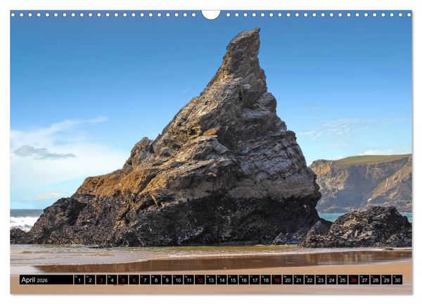 Produktbild: Blickpunkte Cornwall (Wandkalender 2026 DIN A3 quer), CALVENDO Monatskalender
