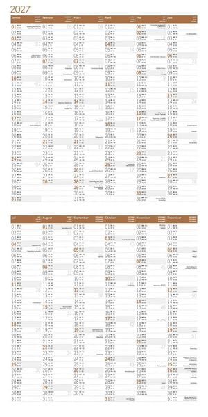 Produktbild: Elefanten Kalender 2027 - 30x30 - Art12