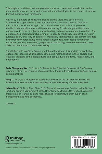 Produktbild: Econometric Modelling and Forecasting of Tourism Demand