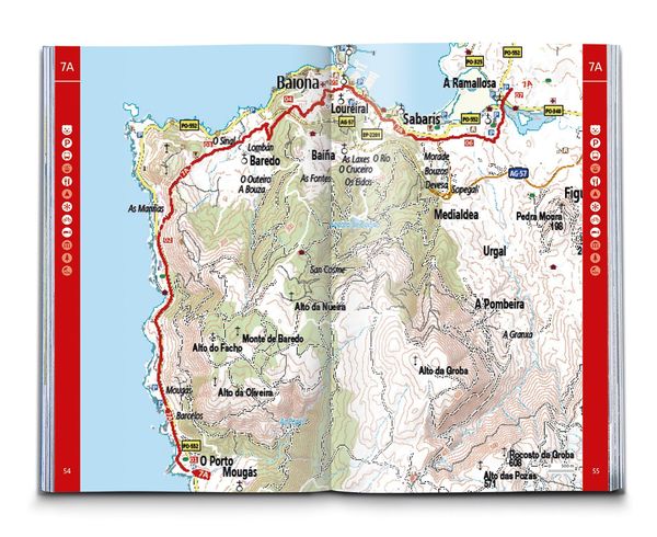 KOMPASS Wanderführer Jakobsweg Portugal Spanien, 60 Touren