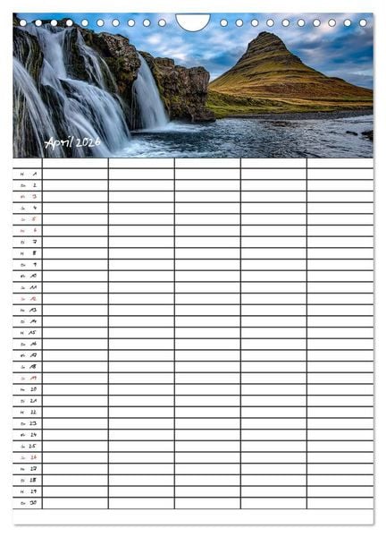 Produktbild: Dein Berge Kalender (Wandkalender 2026 DIN A4 hoch), CALVENDO Monatskalender
