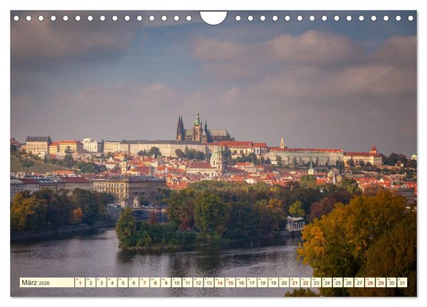 Produktbild: Die sch&ouml;ne Stadt Prag (Wandkalender 2026 DIN A4 quer), CALVENDO Monatskalender