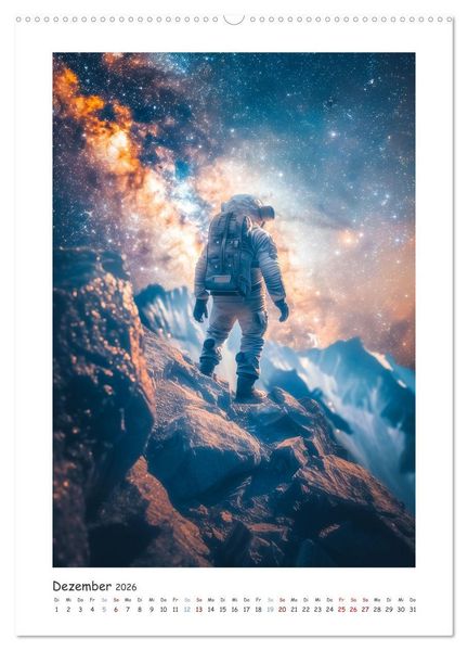 Produktbild: Jenseits der Sterne (Wandkalender 2026 DIN A2 hoch), CALVENDO Monatskalender