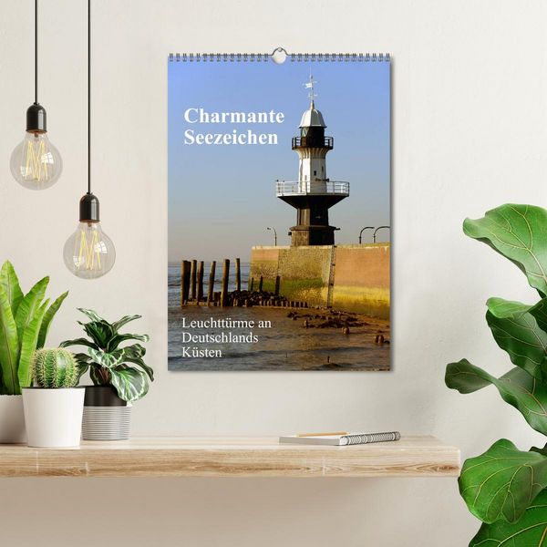 Produktbild: Charmante Seezeichen (Wandkalender 2026 DIN A3 hoch), CALVENDO Monatskalender