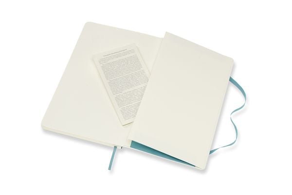 Produktbild: Moleskine Notizbuch Large/A5, Blanko, Soft Cover, Riff Blau