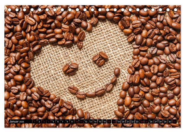 Produktbild: Kaffee Variationen (Tischkalender 2026 DIN A5 quer), CALVENDO Monatskalender