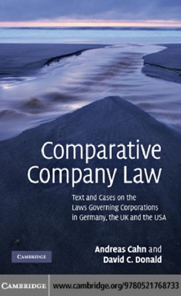 Produktbild: Comparative Company Law