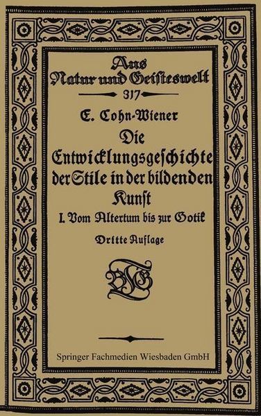 Produktbild: Die Entwicklungsgeschichte der Stile in der bildenden Kunst