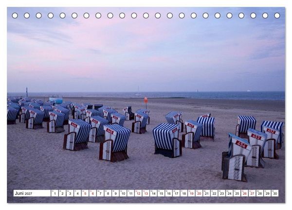 Produktbild: Norderney - Momente einer Reise (Tischkalender 2027 DIN A5 quer), CALVENDO Monatskalender