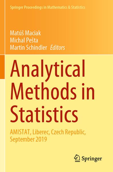 Produktbild: Analytical Methods in Statistics