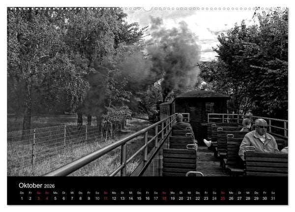 Produktbild: Ein Jahr mit der Schmalspurbahn aus Zittau (Wandkalender 2026 DIN A2 quer), CALVENDO Monatskalender