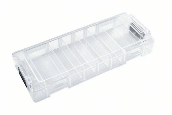 Produktbild: Bosch Professional L-Boxx Micro 1600A025A2 Werkzeugbox Polypropylen Transparent (L x B x H) 106 x 259 x 42 mm