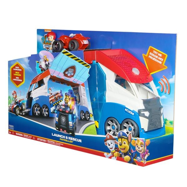 Produktbild: PAW Patrol &ndash; Launch'n Rescue PAW Patroller Teamfahrzeug mit neuen Funktionen, inkl. Ryder-Figur und 1 Basis-Fahrzeug