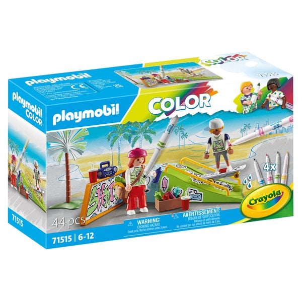 PLAYMOBIL 71515 - Color - Skatepark