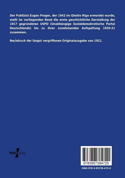 Produktbild: Geschichte der USPD
