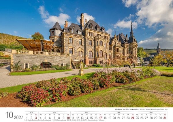 Produktbild: Die Mosel von Trier bis Koblenz 2027 Bildkalender A3 Spiralbindung