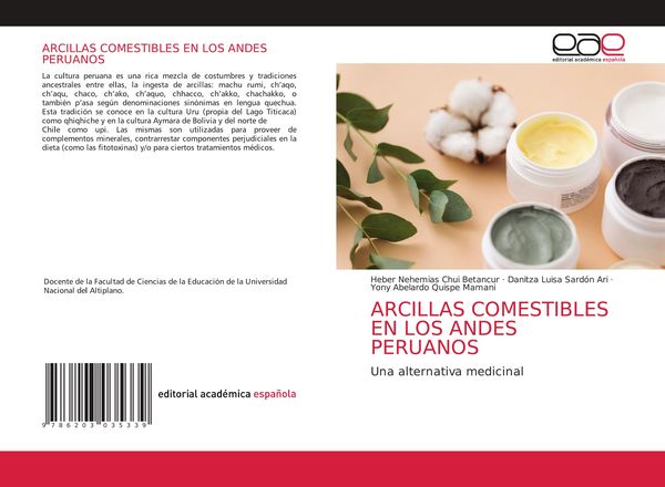 Produktbild: Arcillas Comestibles En Los Andes Peruanos