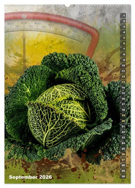 Produktbild: kochKUNST Verliebt in Omas K&uuml;che (Wandkalender 2026 DIN A2 hoch), CALVENDO Monatskalender