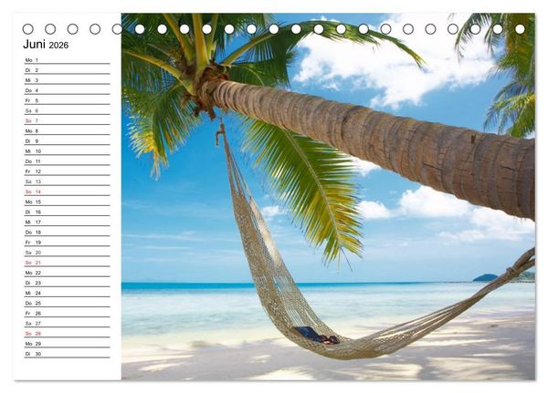 Produktbild: Traumstr&auml;nde in der Karibik (Tischkalender 2026 DIN A5 quer), CALVENDO Monatskalender