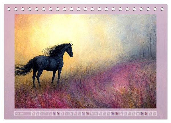 Produktbild: Pastellpoesie &ndash; Farben, die die Seele ber&uuml;hren (Tischkalender 2026 DIN A5 quer), CALVENDO Monatskalender