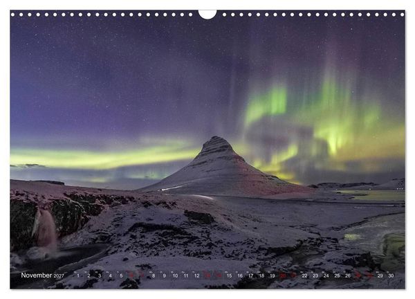 Produktbild: Aurora Borealis - Lichter des Nordens (Wandkalender 2027 DIN A3 quer), CALVENDO Monatskalender