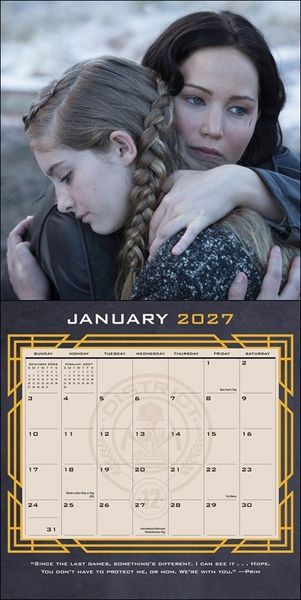 Produktbild: The World of Hunger Games &ndash; Die Tribute von Panem 2027 &ndash; Wandkalender