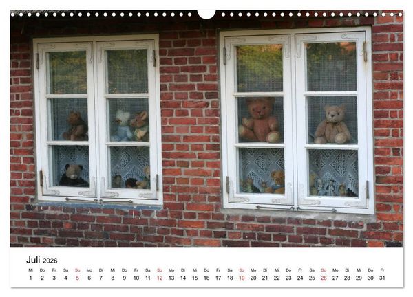 Produktbild: Teddys...jeder liebt sie (Wandkalender 2026 DIN A3 quer), CALVENDO Monatskalender