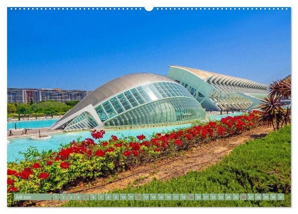 Produktbild: Zauberhaftes Valencia (hochwertiger Premium Wandkalender 2026 DIN A2 quer), Kunstdruck in Hochglanz