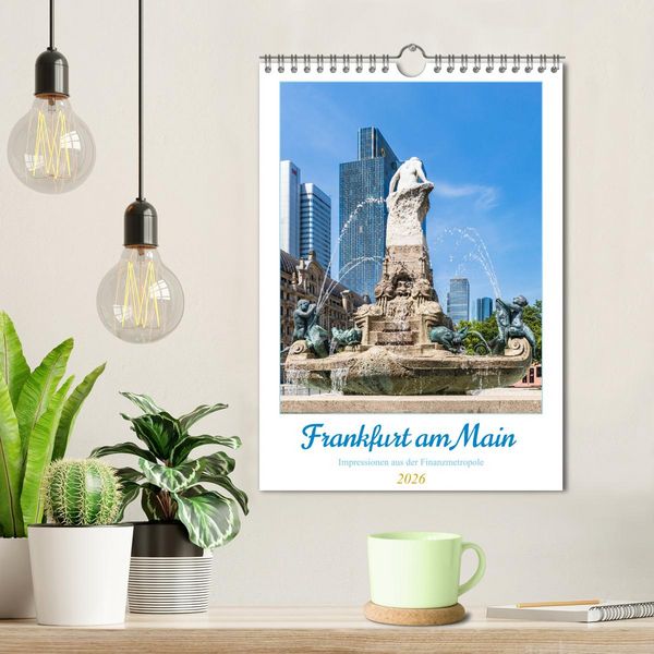 Produktbild: Frankfurt am Main - Impressionen aus der Finanzmetropole (Wandkalender 2026 DIN A4 hoch), CALVENDO Monatskalender
