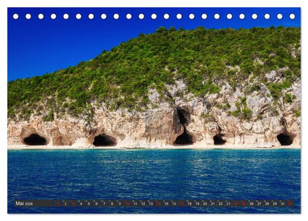 Produktbild: Sardinien - Traumstr&auml;nde am Mittelmeer (Tischkalender 2026 DIN A5 quer), CALVENDO Monatskalender