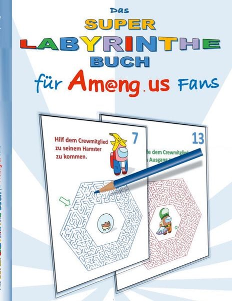 Produktbild: Das Super Labyrinthe Buch f&uuml;r Am@ng.us Fans