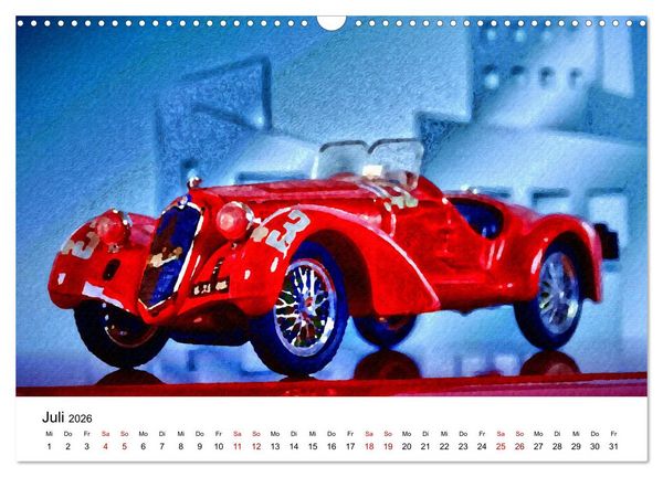 Produktbild: Cars'n'Arts - Digital Artwork von Jean-Louis Glineur (Wandkalender 2026 DIN A3 quer), CALVENDO Monatskalender