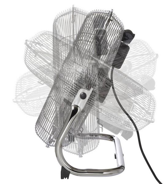 Produktbild: Sygonix Bodenventilator 70W (&Oslash; x H) 505mm x 480mm Chrom