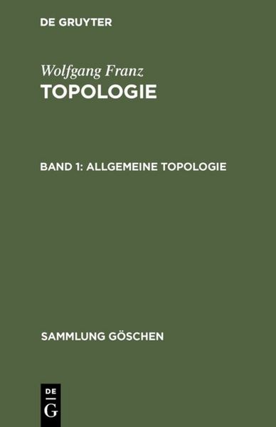 Produktbild: Allgemeine Topologie