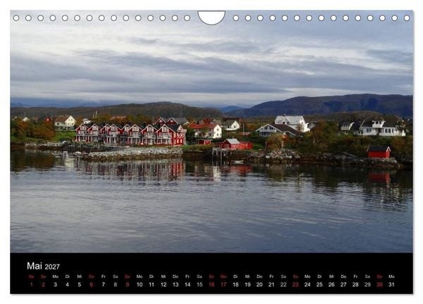 Produktbild: Impressionen von Norwegen entlang der Hurtigruten (Wandkalender 2027 DIN A4 quer), CALVENDO Monatskalender