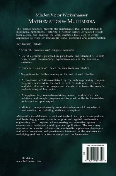 Produktbild: Mathematics for Multimedia