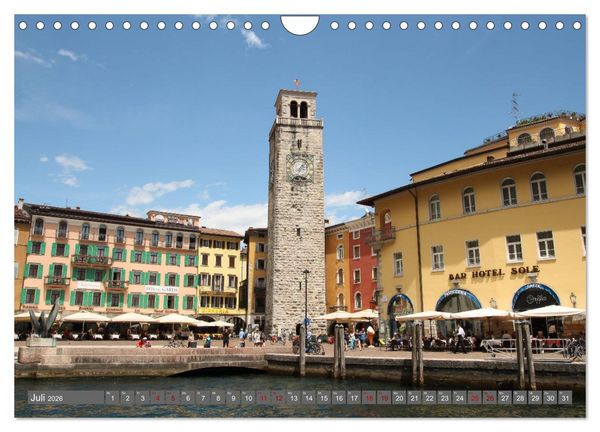 Produktbild: Gardasee bei Limone (Wandkalender 2026 DIN A4 quer), CALVENDO Monatskalender