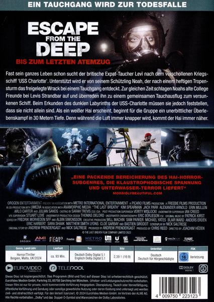 Produktbild: Escape from the Deep - Bis zum letzten Atemzug